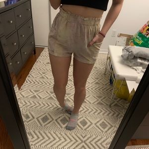 100% silk shorts